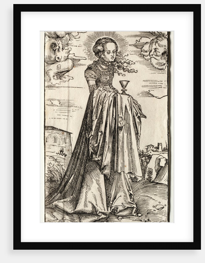 St. Barbara by Lucas Cranach