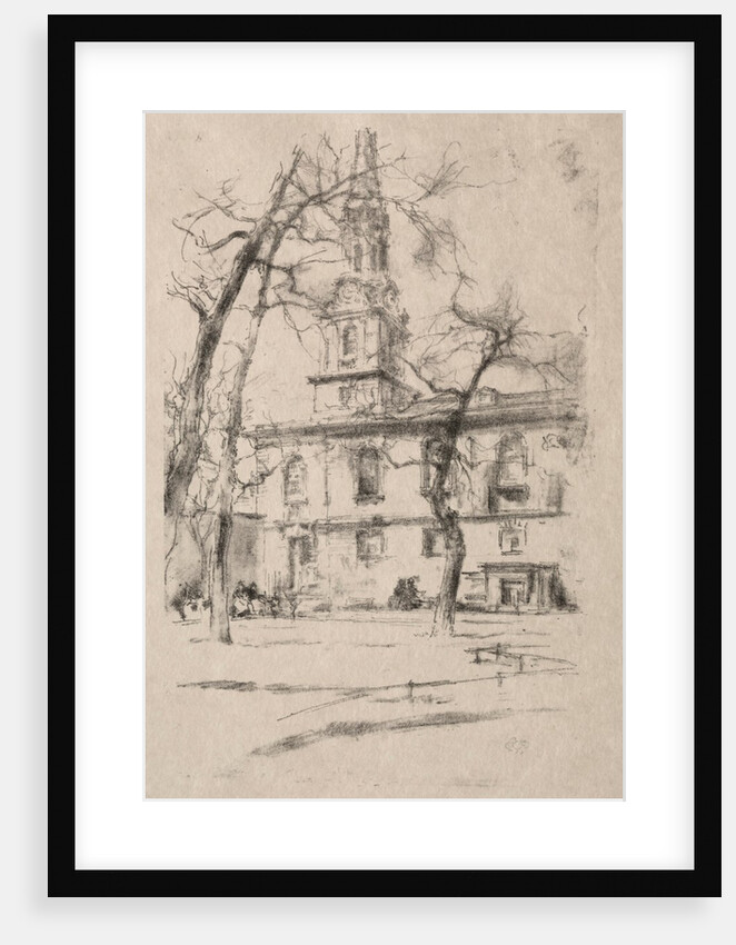 St. Giles-in-the-Fields, 1896 by James McNeill Whistler