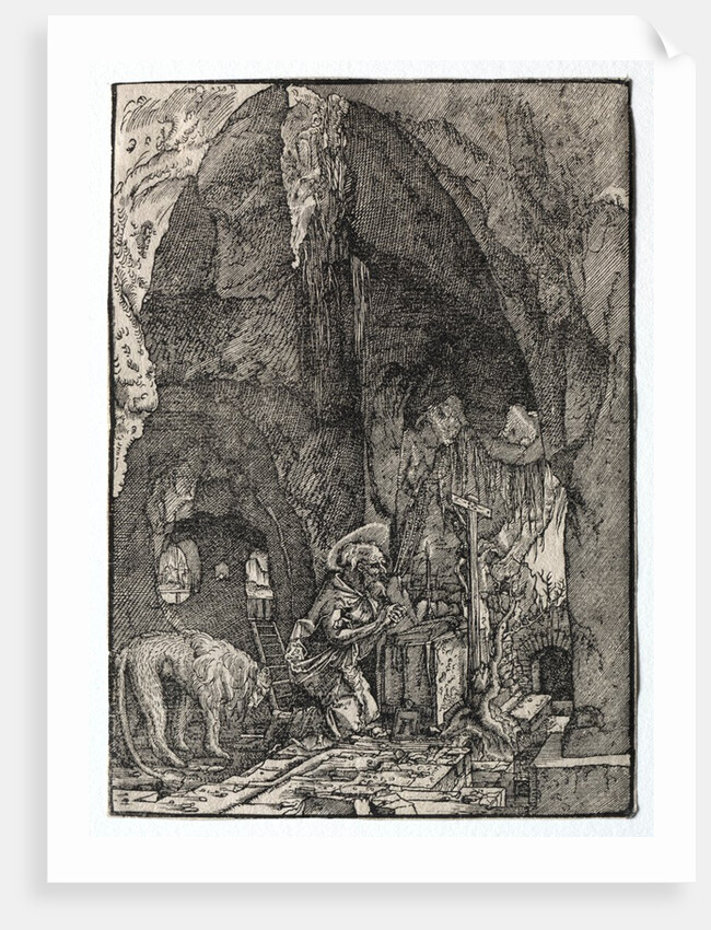 St. Jerome in the Cave, 1513-1515 by Albrecht Altdorfer