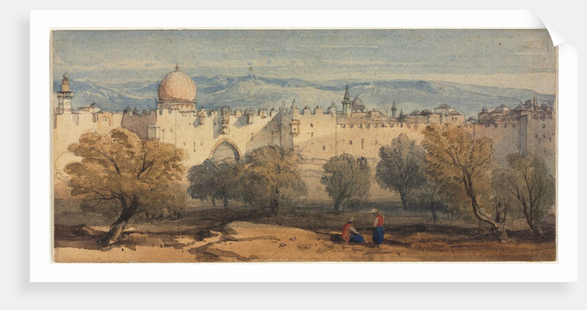 St. Stephen's Gate, Jerusalem, c. 1860 by Richard Principal Leitch