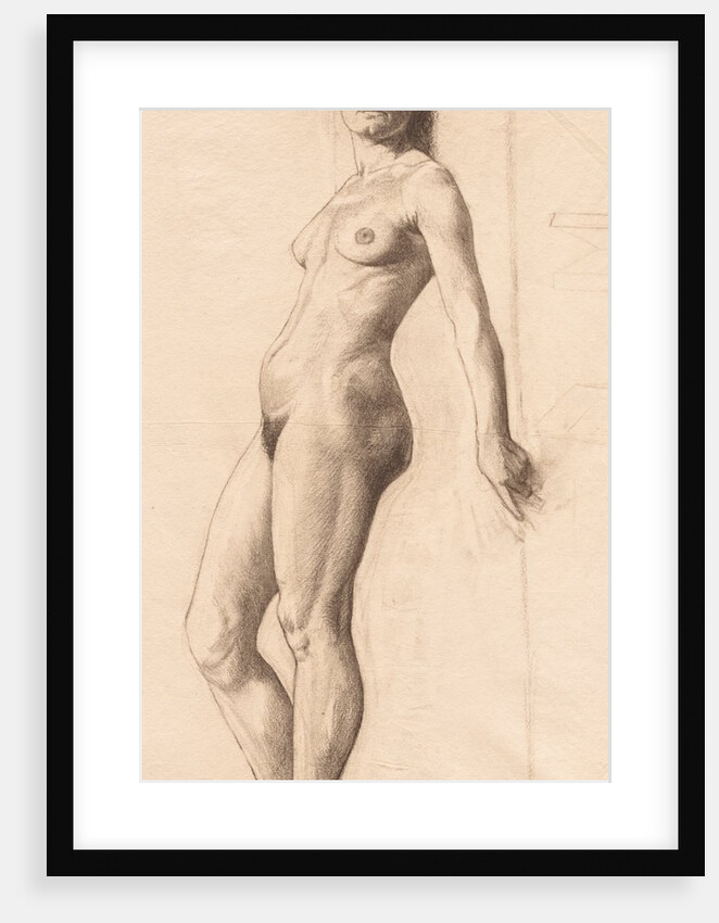 Standing Nude Model by Otto H. Bacher