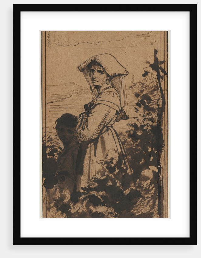 Standing Woman and Child, 2nd half 1800s by Carl Bloch