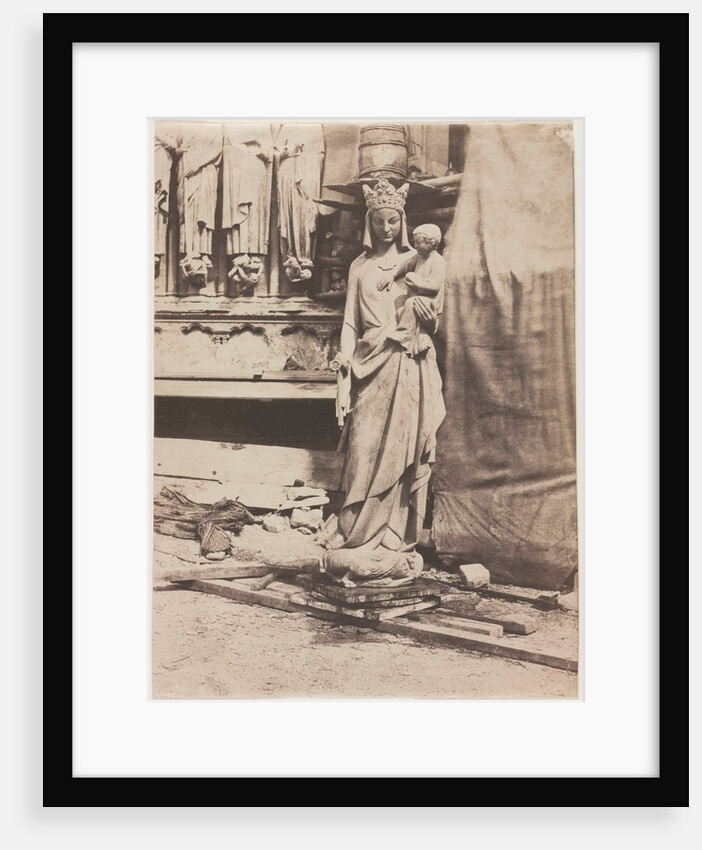 Statue of the Virgin, Notre Dame de Paris, 1853 by Auguste Mestral