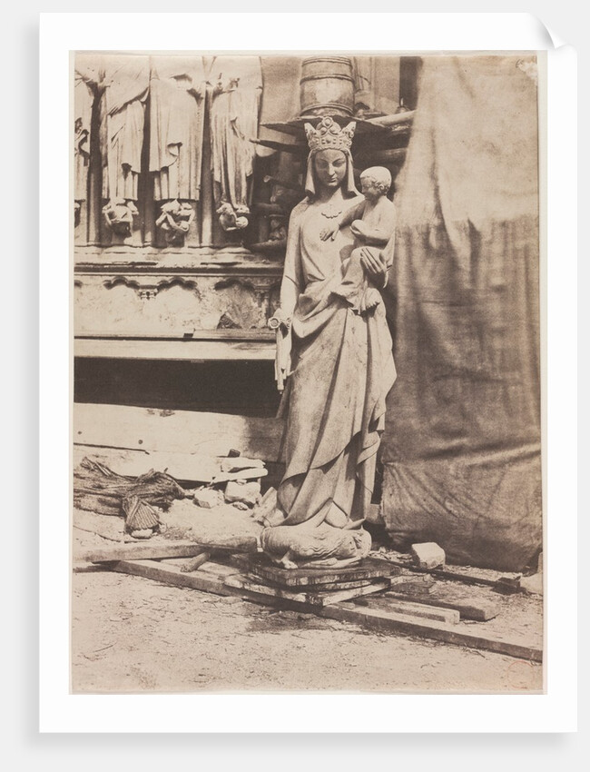 Statue of the Virgin, Notre Dame de Paris, 1853 by Auguste Mestral