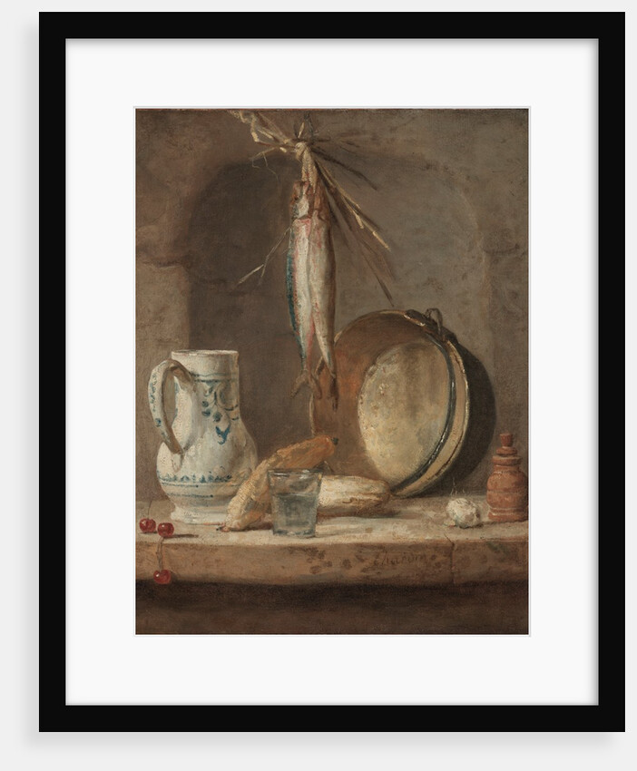 Still Life with Herrings, c. 1735 by Jean-Siméon Chardin