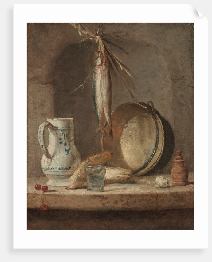 Still Life with Herrings, c. 1735 by Jean-Siméon Chardin