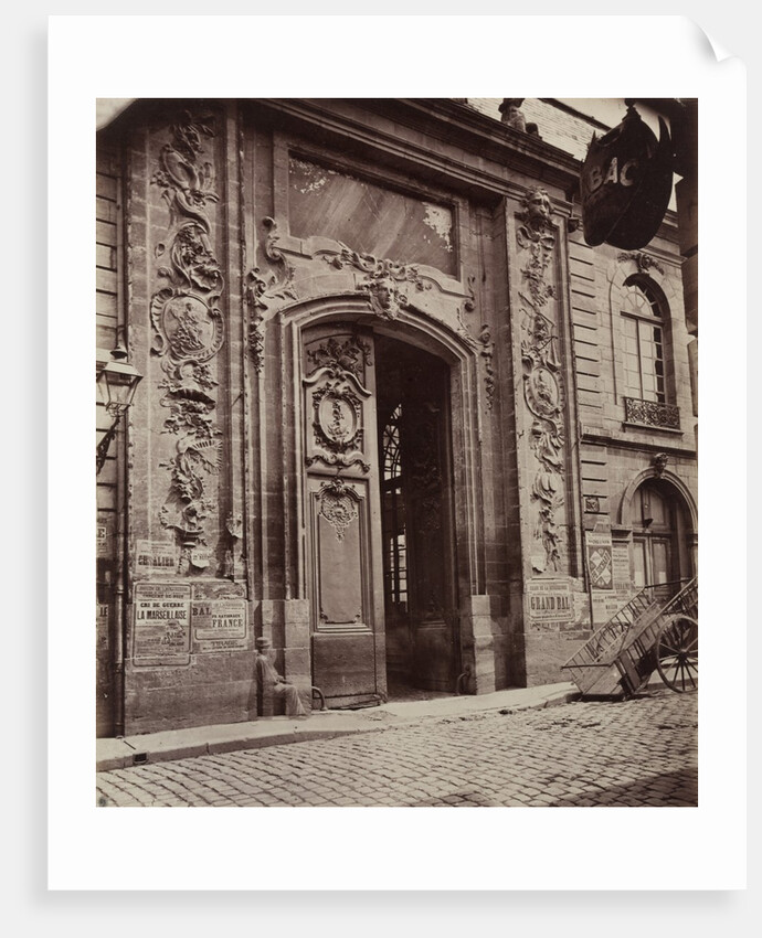 Street in Dijon, before 1870 by Unidentified Photographer