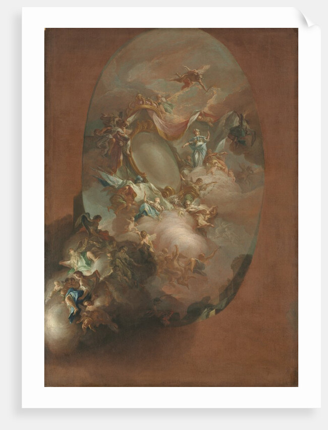 Study for 'The Apotheosis of Ferdinand IV and Maria Carolina, King and Queen of Naples'?, c. 1781 by Pietro Bardellino