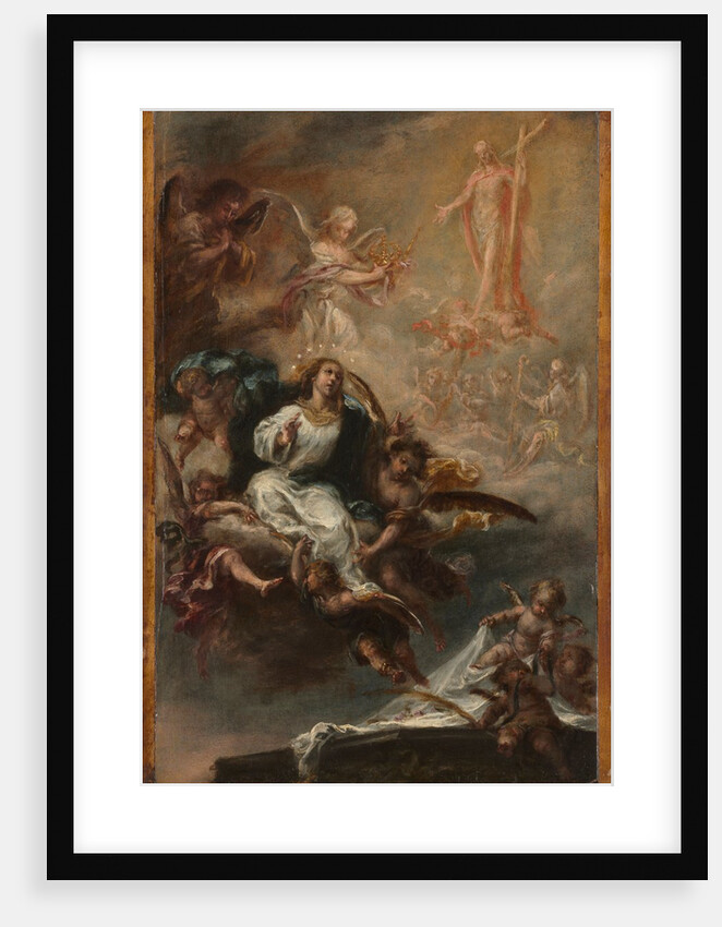 Study for 'The Assumption of the Virgin' for San Augustín, Seville, c. 1670-1672 by Juan de Valdés Leal