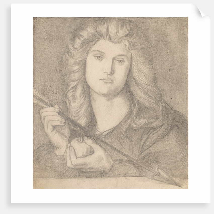 Study for 'Venus Verticordia' by Dante Gabriele Rossetti