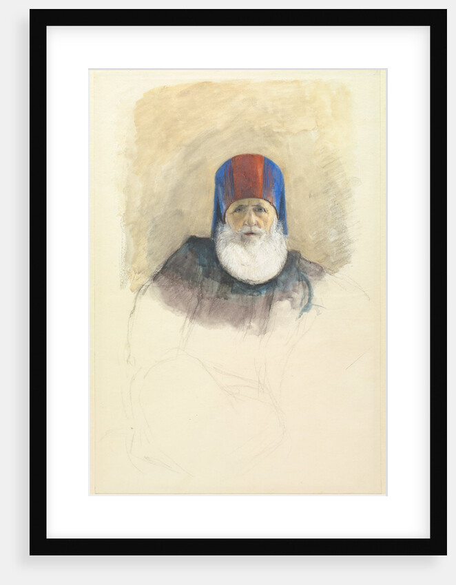 Study for Mehmet Ali Pasha, c. 1844 by John Frederick Lewis
