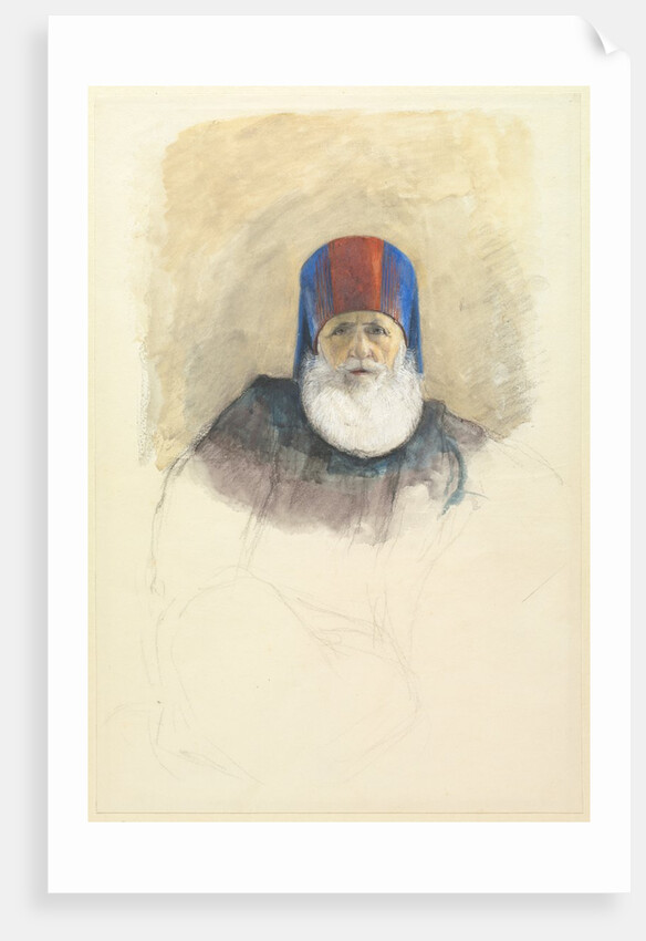 Study for Mehmet Ali Pasha, c. 1844 by John Frederick Lewis