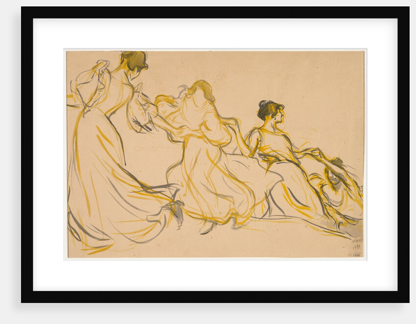 Study for the Decoration for the Salle des Fêtes for La Mairie du 11e arrondissement de Paris, 1897 by Victor Emile Prouvé