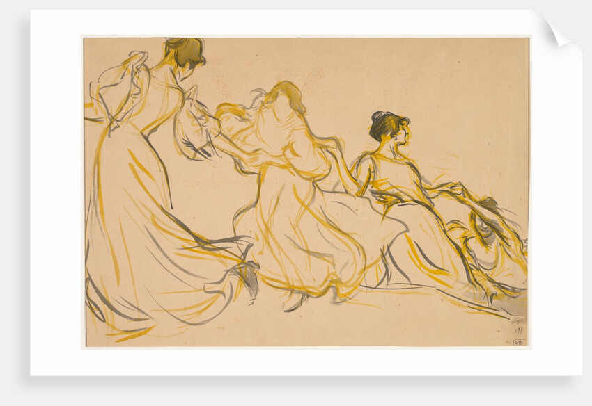 Study for the Decoration for the Salle des Fêtes for La Mairie du 11e arrondissement de Paris, 1897 by Victor Emile Prouvé
