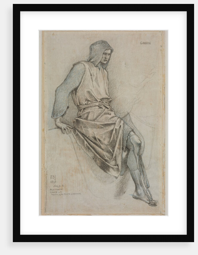 Study for the Failure of Gawain from the Holy Grail Tapestries, 1893 by Edward Burne-Jones