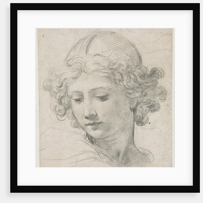 Study for the Head of St. Michael, 1633 by Pietro da Cortona