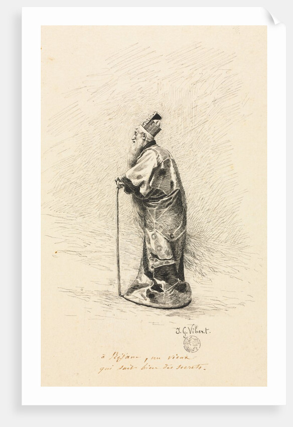 Study for the Magician in 'Conte de Fée', 1800s by Jehan-Georges Vibert