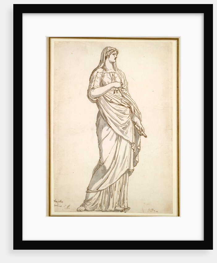 Study of the Sabine Statue from the Villa Medici, c. 1775-1780 by Jacques-Louis David