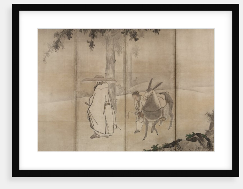Su Shi and Pan Lang, early 1600s by Unkoku T?gan
