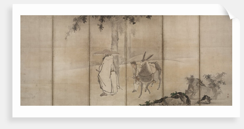 Su Shi and Pan Lang, early 1600s by Unkoku T?gan
