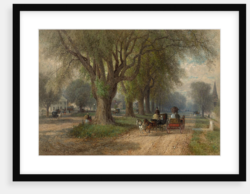 Sunday in New England, c. 1876 by Albert Fitch Bellows