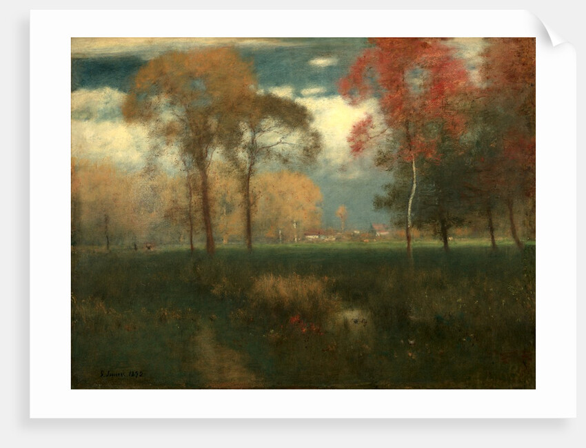 Sunny Autumn Day, 1892 by George Inness
