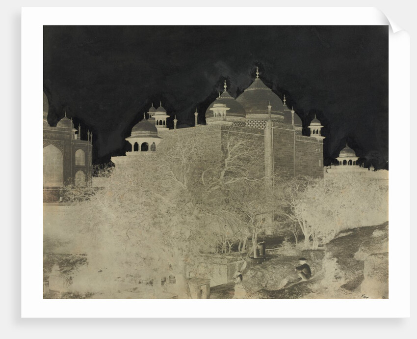 Taj Mahal, Back View of the Rest-House, with Figure, c. 1858-1862 by John Murray