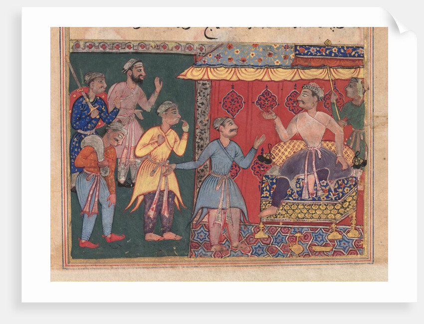 Tales of a Parrot: The Twelfth Night: King Bhojaraja tries in vain to ascertain…, c. 1 by Unknown
