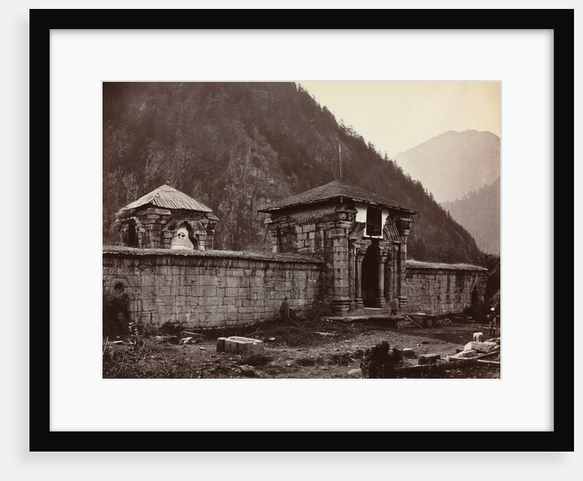 Temple at Naveshera, Kashmir, India, 1864 by Samuel Bourne