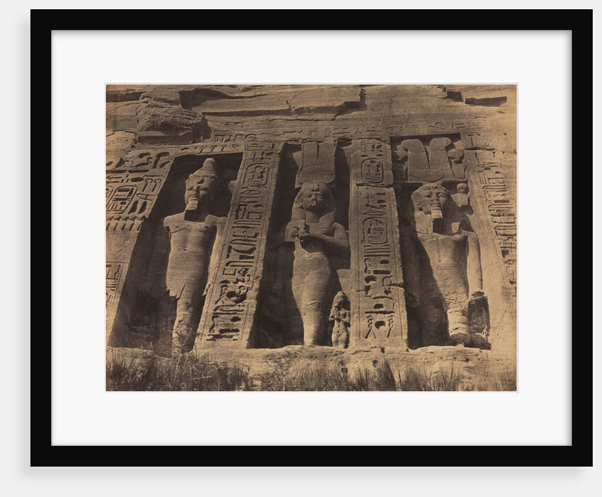 Temple of Abu Simbel, 1856 by Robert Murray