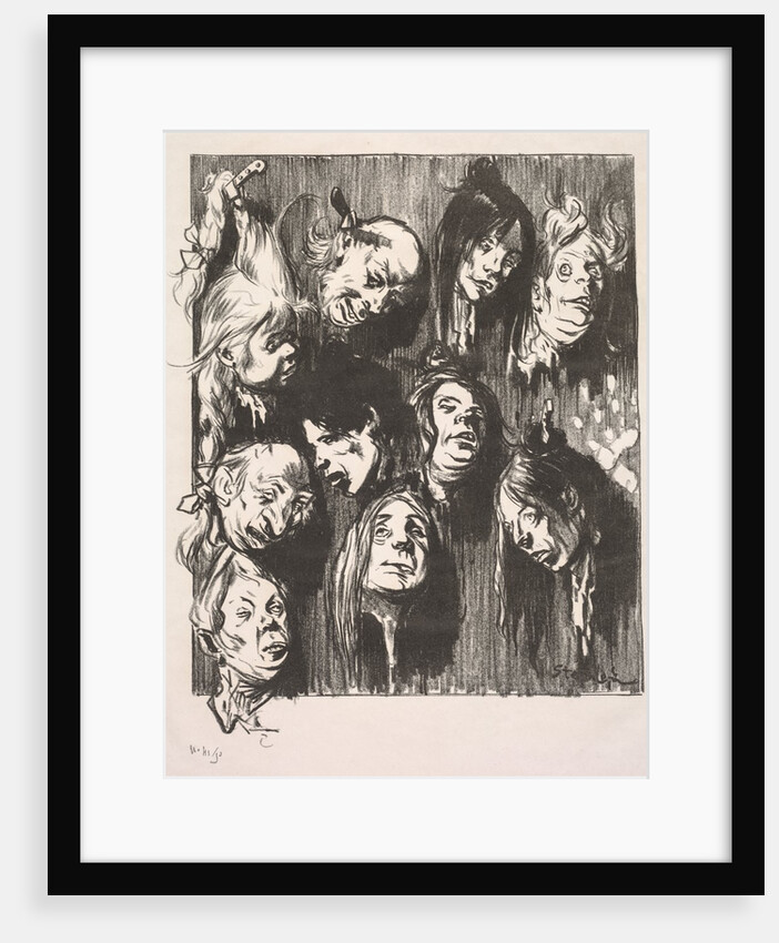 Ten Assassinations for a Penny, 1897 by Théophile Alexandre Steinlen