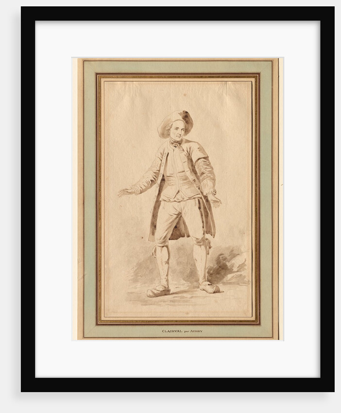 The Actor Clairval, 18th century by Étienne Aubry