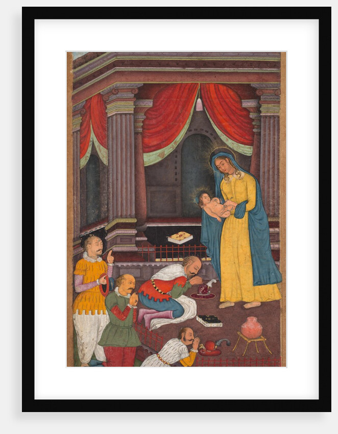 The Adoration of the Shepherds, from a Mirror of Holiness of Father Jerome Xavier by Unknown