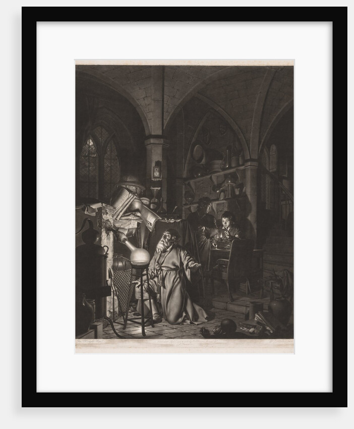 The Alchymist, in Search of the Philosopher's Stone, Discovers Phosphorus, and Prays…, 1775 by William Pether