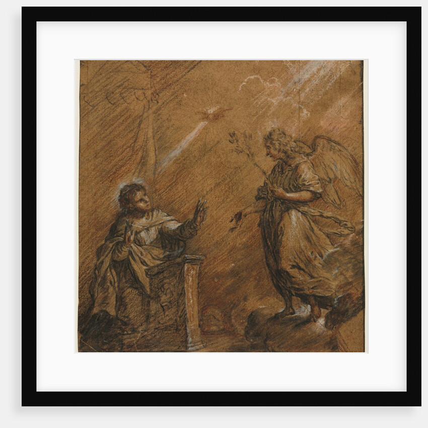 The Annunciation, last third 1600s by Johann Jakob von Sandrart