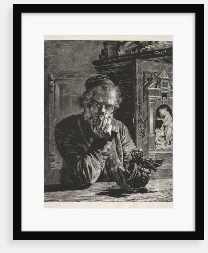 The Antiquary - Self-Portrait, 1851 by Adolph von Menzel