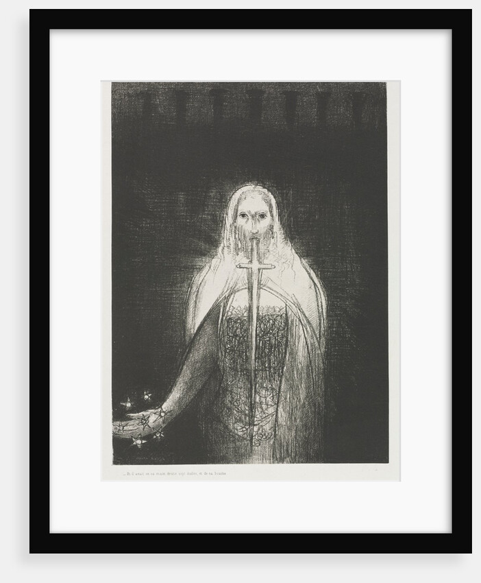 The Apocalypse of Saint John: And He Had in His Right Hand Seven Stars…, 1899 by Odilon Redon; Blanchard; Ambroise Vollard