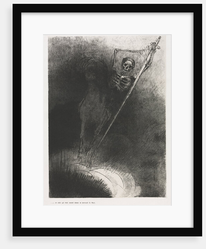 The Apocalypse of Saint John: And His Name That Sat on Him Was Death, 1899 by Odilon Redon; Blanchard; Ambroise Vollard