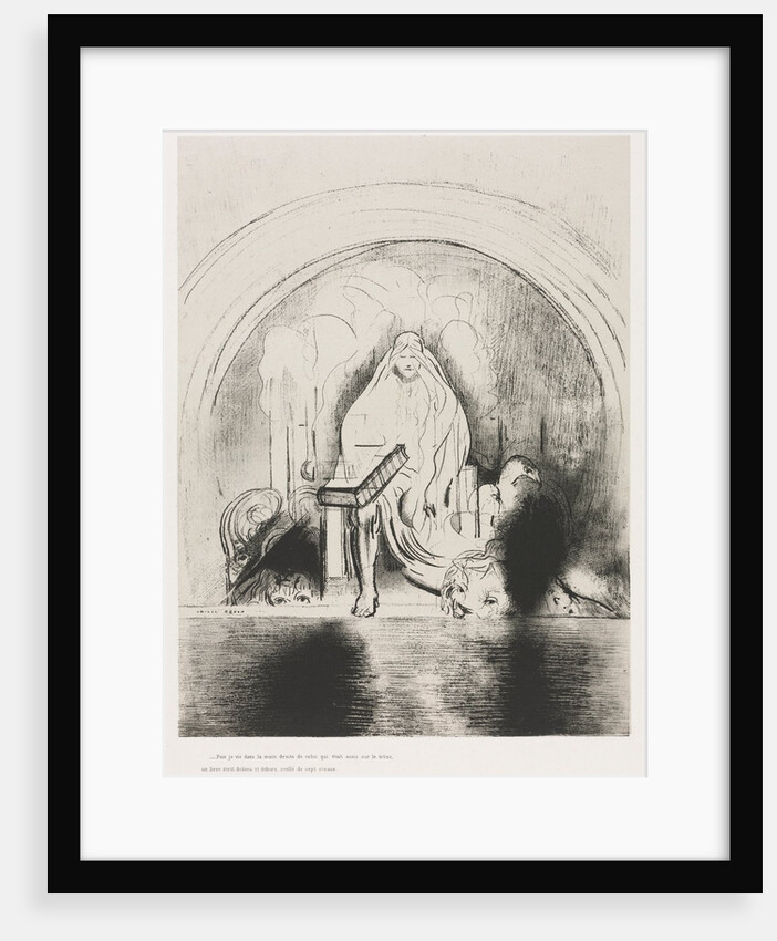 The Apocalypse of Saint John: And I Saw in the Right Hand of Him that Sat on the Throne…, 1899 by Odilon Redon; Blanchard; Ambroise Vollard
