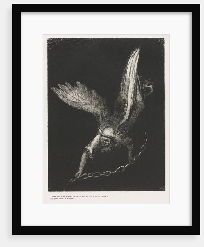 The Apocalypse of Saint John: And I Saw in the Right Hand of Him that Sat…, 1899 by Odilon Redon; Blanchard; Ambroise Vollard