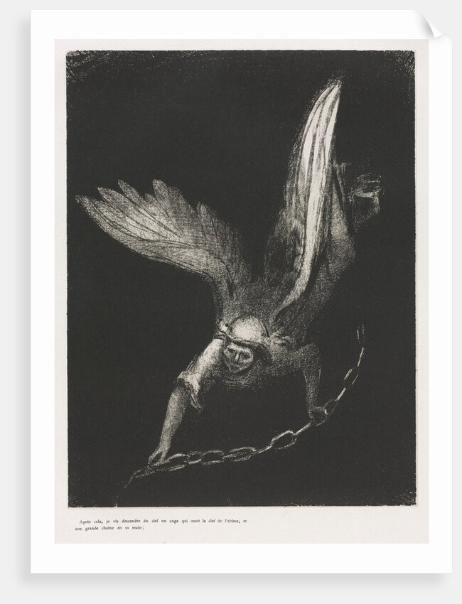 The Apocalypse of Saint John: And I Saw in the Right Hand of Him that Sat…, 1899 by Odilon Redon; Blanchard; Ambroise Vollard