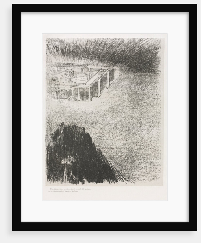 The Apocalypse of Saint John: And I, John, Saw the Holy City, New Jerusalem?., 1899 by Odilon Redon; Blanchard; Ambroise Vollard