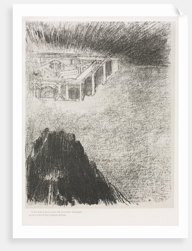 The Apocalypse of Saint John: And I, John, Saw the Holy City, New Jerusalem?., 1899 by Odilon Redon; Blanchard; Ambroise Vollard