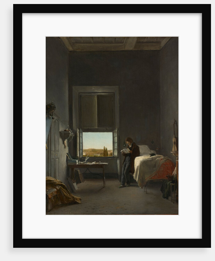 The Artist in His Room at the Villa Medici, Rome, 1817 by Léon Cogniet