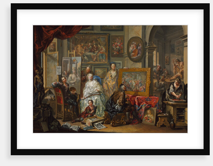 The Artist's Studio, 1740s-1750s by Johann Georg Platzer