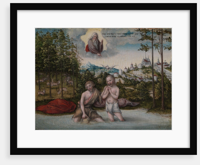The Baptism of Christ, 1530s by Lucas Cranach