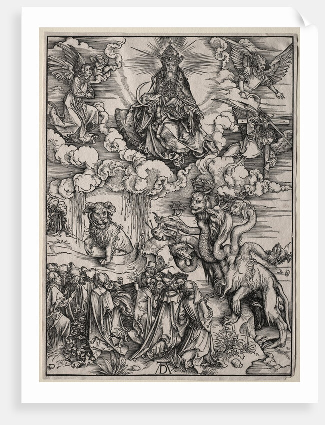 The Beast with Seven Heads and the Beast with Lamb's Horns by Albrecht Dürer