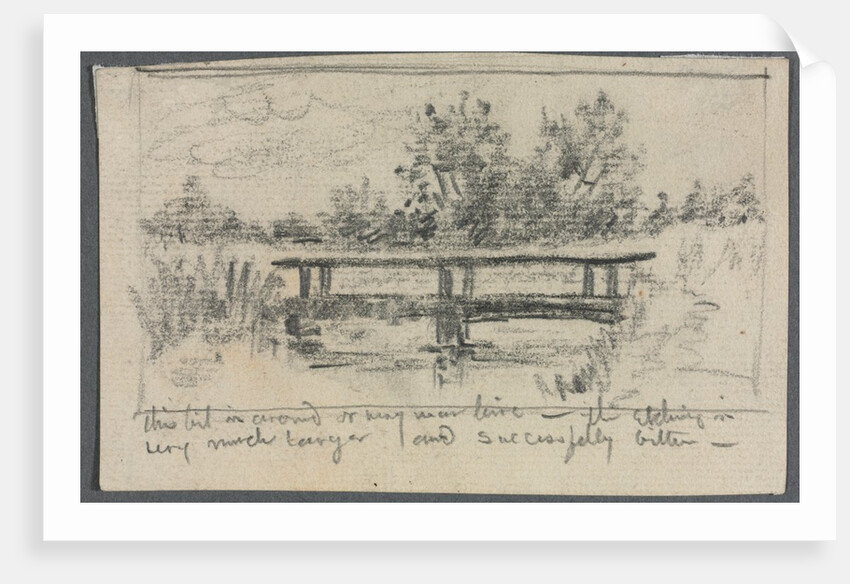 The Bridge, Schleissheim by Otto H. Bacher