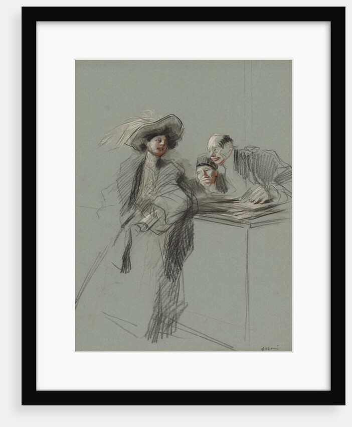 The Client, fourth quarter 1800s or first third 1900s by Jean Louis Forain