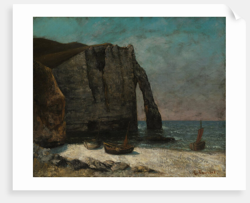 The Cliff at Étretat, after 1872 by Gustave Courbet (imitator of)